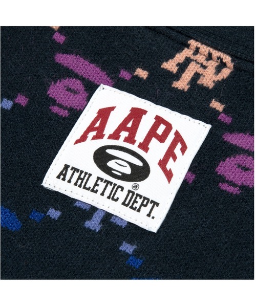 AAPE BY A BATHING APE(エーエイプバイアベイシングエイプ)の「AAPE KNIT CARDIGAN(カーディガン/ボレロ・メンズ・ネイビー/アイボリー・LARGE/MEDIUM/SMALL)」の10枚目の写真