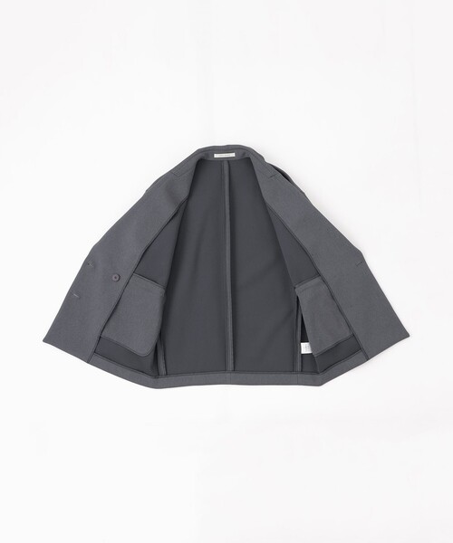 CAST:（キャストコロン）の「【CAST COLON】ボンディングオーバーサイズジャケット（テーラードジャケット・レディース・ベージュ系その他4/グレー系その他2・S/M）」の12枚目の写真