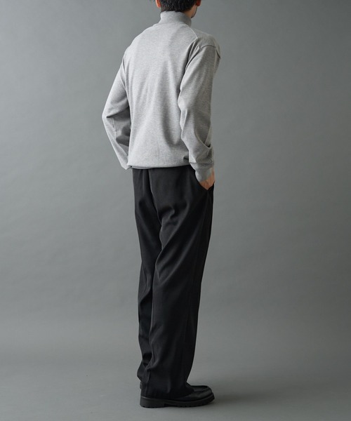 COLONY 2139(コロニートゥーワンスリーナイン)の「TW/ポリエステルウールニットタートルネックプルオーバー(ニット/セーター・メンズ・チャコールグレー/ブラック/ホワイト・MEDIUM/LARGE)」の10枚目の写真
