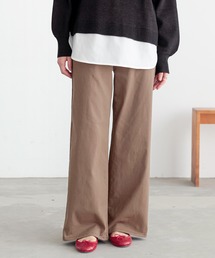 n'OrLABEL | 『裏起毛ストレッチゆるストレートパンツ』(その他パンツ)