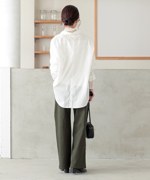 n'OrLABEL（ノアールレーベル）の「『裏起毛ストレッチゆるストレートパンツ』（その他パンツ・レディース・モカ/ブラック/カーキ/チャコール・S/3L/LL/L/M）」の22枚目の写真