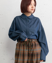 POU DOU DOU | フリルカラー比翼シャツ(シャツ/ブラウス)