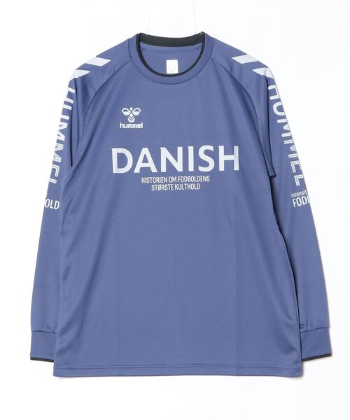 hummel（ヒュンメル）の「ヒュンメル hummel L/Sプラクティスシャツ（Tシャツ/カットソー・メンズ・パープル/ブラック/グリーン・L/LL/M）」の3枚目の写真