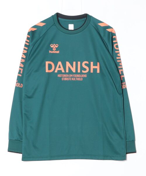 hummel（ヒュンメル）の「ヒュンメル hummel L/Sプラクティスシャツ（Tシャツ/カットソー・メンズ・パープル/ブラック/グリーン・L/LL/M）」の2枚目の写真