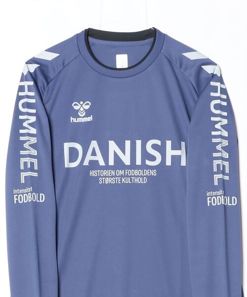 hummel（ヒュンメル）の「ヒュンメル hummel L/Sプラクティスシャツ（Tシャツ/カットソー・メンズ・パープル/ブラック/グリーン・L/LL/M）」の5枚目の写真