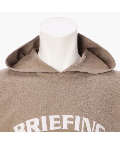 BRIEFING（ブリーフィング）の「【BRIEFING　GOLF／ブリーフィングゴルフ】LW RELAXED KNIT HOODIE（ニット/セーター・メンズ・ベージュ/ブラック/ブルーグレー・M/L/S）」の8枚目の写真