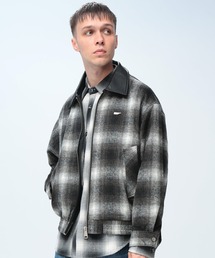 SAKAZEN（サカゼン）の「WOODENDOLL (ウッディンドール) ウール混 起毛 オンブレチェック フルジップ ブルゾン（カバーオール）」