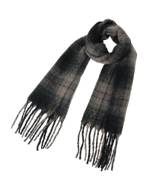 AMERICAN HOLIC（アメリカンホリック）の「チェックシャギーマフラー（マフラー・レディース・ブラウン/ベージュ/ネイビー/ブラック・FREE）」の18枚目の写真