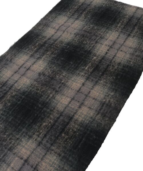 AMERICAN HOLIC（アメリカンホリック）の「チェックシャギーマフラー（マフラー・レディース・ブラウン/ベージュ/ネイビー/ブラック・FREE）」の20枚目の写真