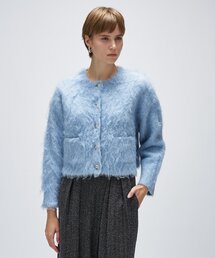 cloenc | 【手洗い可】ウェーヴシャギークロップドカーディガン(カーディガン/ボレロ)