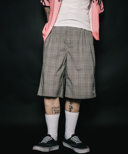 Subciety(サブサエティ)の「Check shorts(スラックス・メンズ・ブラック/イエロー/グリーン・SMALL/MEDIUM/LARGE/X-LARGE)」の22枚目の写真