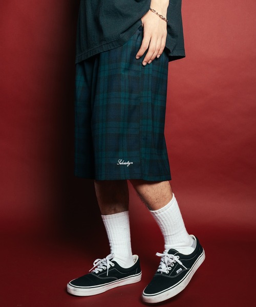Subciety(サブサエティ)の「Check shorts(スラックス・メンズ・ブラック/イエロー/グリーン・SMALL/MEDIUM/LARGE/X-LARGE)」の11枚目の写真