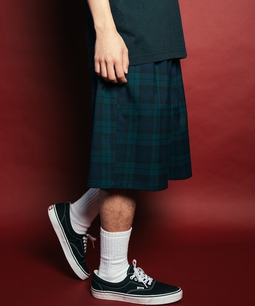 Subciety(サブサエティ)の「Check shorts(スラックス・メンズ・ブラック/イエロー/グリーン・SMALL/MEDIUM/LARGE/X-LARGE)」の13枚目の写真