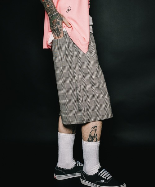 Subciety(サブサエティ)の「Check shorts(スラックス・メンズ・ブラック/イエロー/グリーン・SMALL/MEDIUM/LARGE/X-LARGE)」の10枚目の写真