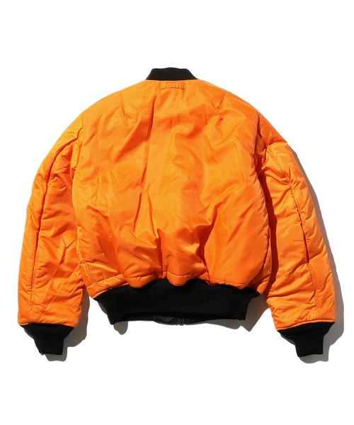 Valley Apparel(バレーアパレル)の「MA-1 フライトナイロンジャケット/フライトジャケット(MA-1・メンズ・ネイビー/ダークグレー/ブラック/グレー系その他・MEDIUM/LARGE/X-LARGE/SMALL)」の11枚目の写真
