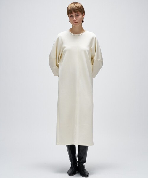 cloenc（クロエンス）の「【マシンウォッシュ】カットジョーゼットパフスリーブワンピース（ワンピース・レディース・ダークブラウン/ブラック/オフホワイト・02/01/03）」の4枚目の写真