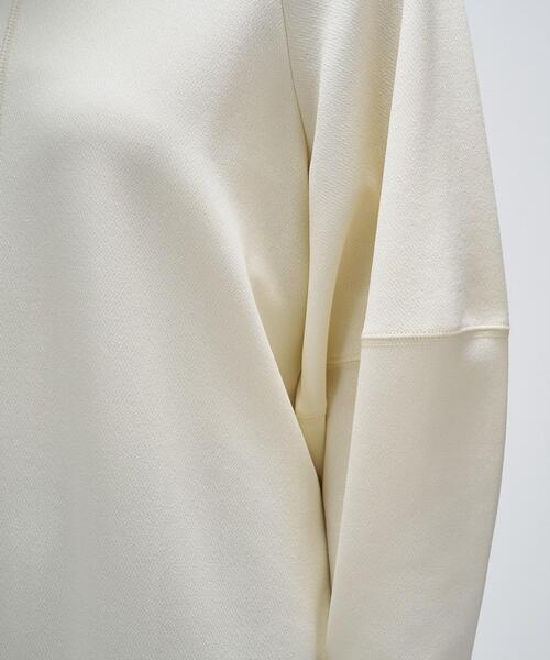 cloenc（クロエンス）の「【マシンウォッシュ】カットジョーゼットパフスリーブワンピース（ワンピース・レディース・ダークブラウン/ブラック/オフホワイト・02/01/03）」の7枚目の写真