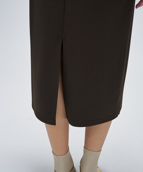 cloenc（クロエンス）の「【マシンウォッシュ】カットジョーゼットパフスリーブワンピース（ワンピース・レディース・ダークブラウン/ブラック/オフホワイト・02/01/03）」の18枚目の写真