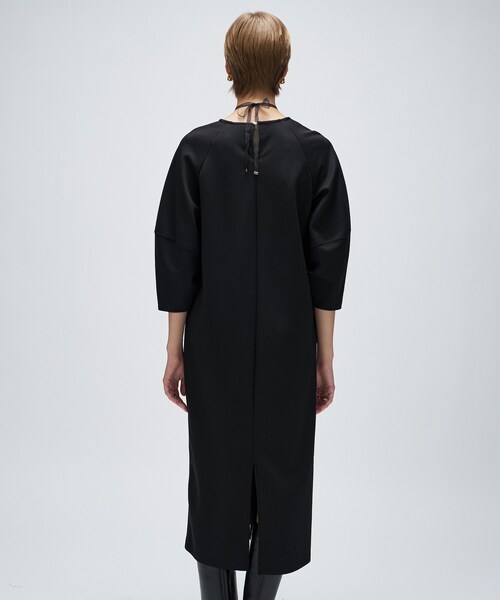 cloenc（クロエンス）の「【マシンウォッシュ】カットジョーゼットパフスリーブワンピース（ワンピース・レディース・ダークブラウン/ブラック/オフホワイト・02/01/03）」の22枚目の写真