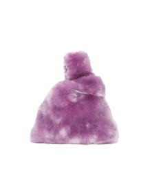 MSGM（エムエスジーエム）の「Faux Fur Mini Bag ー Lilac（ハンドバッグ）」