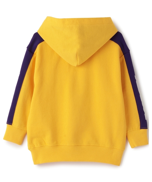 XLARGE KIDS（エクストララージキッズ）の「袖ロゴパーカー（パーカー・キッズ・ブラック/イエロー/ブルー・100cm/130cm/120cm/140cm/110cm/90cm）」の4枚目の写真