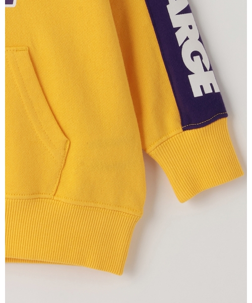 XLARGE KIDS（エクストララージキッズ）の「袖ロゴパーカー（パーカー・キッズ・ブラック/イエロー/ブルー・100cm/130cm/120cm/140cm/110cm/90cm）」の8枚目の写真