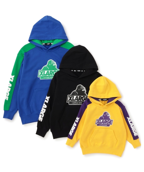 XLARGE KIDS（エクストララージキッズ）の「袖ロゴパーカー（パーカー・キッズ・ブラック/イエロー/ブルー・100cm/130cm/120cm/140cm/110cm/90cm）」の10枚目の写真