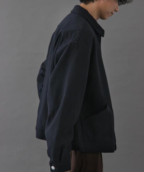 FORK&SPOON（フォークアンドスプーン）の「FORK&SPOON　ウールショートブルゾン（ブルゾン・メンズ・チャコールグレー/ネイビー/ブラウン・4/5）」の6枚目の写真