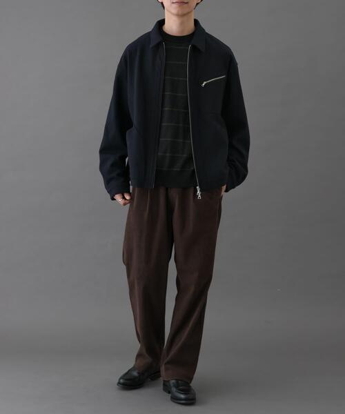 FORK&SPOON（フォークアンドスプーン）の「FORK&SPOON　ウールショートブルゾン（ブルゾン・メンズ・チャコールグレー/ネイビー/ブラウン・4/5）」の11枚目の写真