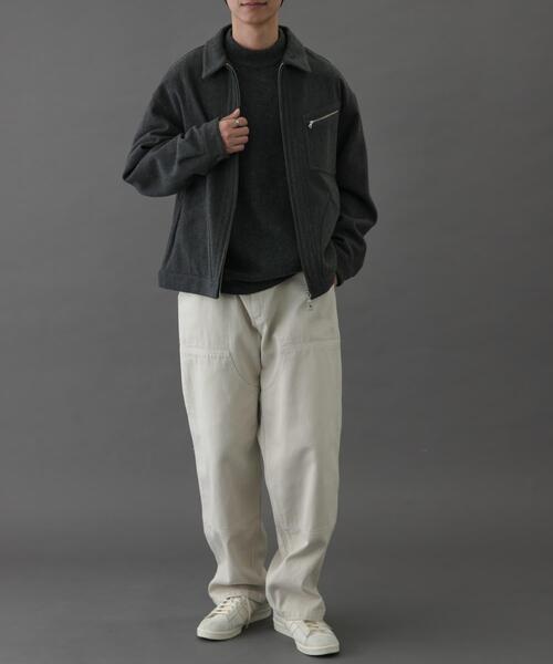 FORK&SPOON（フォークアンドスプーン）の「FORK&SPOON　ウールショートブルゾン（ブルゾン・メンズ・チャコールグレー/ネイビー/ブラウン・4/5）」の19枚目の写真