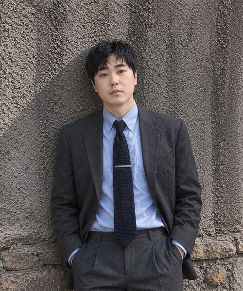 MUSINSA STANDARD(ムシンサスタンダード)の「ワイドヒドゥンバンディングスラックス【ミディアムグレー】(スラックス・メンズ・その他・26/27/28/29/36/34/32/30/31/33/40/38/42)」の7枚目の写真