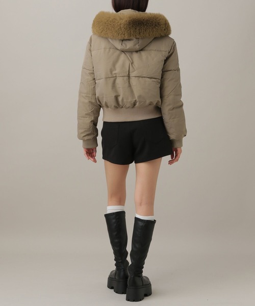 3.3 Field Trip (3.3フィールドトリップ)の「【フード&ファー取り外し可】3.3 Field Trip/フードファーブルゾン(ダウンジャケット/コート・レディース・ブラック/ベージュ/ブラック系その他/ベージュ系その他・FREE)」の9枚目の写真