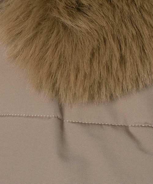 3.3 Field Trip (3.3フィールドトリップ)の「【フード&ファー取り外し可】3.3 Field Trip/フードファーブルゾン(ダウンジャケット/コート・レディース・ブラック/ベージュ/ブラック系その他/ベージュ系その他・FREE)」の14枚目の写真
