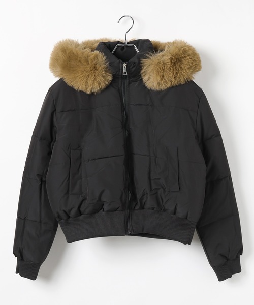 3.3 Field Trip (3.3フィールドトリップ)の「【フード&ファー取り外し可】3.3 Field Trip/フードファーブルゾン(ダウンジャケット/コート・レディース・ブラック/ベージュ/ブラック系その他/ベージュ系その他・FREE)」の11枚目の写真