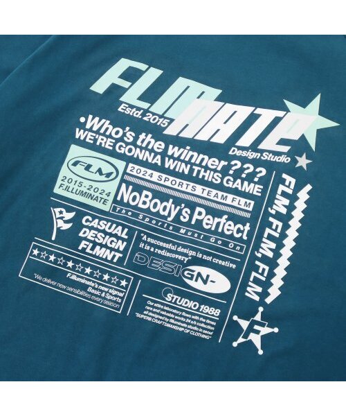 F.ILLUMINATE（フィルミネイト）の「スポーツレイアウトロングスリーブ-ブルー（Tシャツ/カットソー・レディース・その他・MEDIUM/LARGE/SMALL）」の8枚目の写真