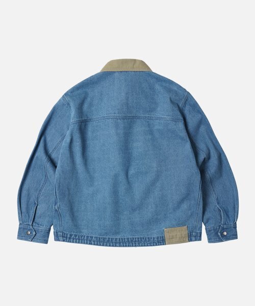 FRIZMWORKS(フリズムワークス)の「DENIM ZIP UP WORK JACKET _ LIGHT BLUE(デニムジャケット・メンズ・その他・MEDIUM/LARGE/X-LARGE)」の3枚目の写真
