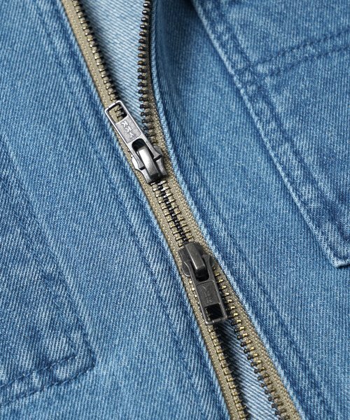 FRIZMWORKS(フリズムワークス)の「DENIM ZIP UP WORK JACKET _ LIGHT BLUE(デニムジャケット・メンズ・その他・MEDIUM/LARGE/X-LARGE)」の6枚目の写真