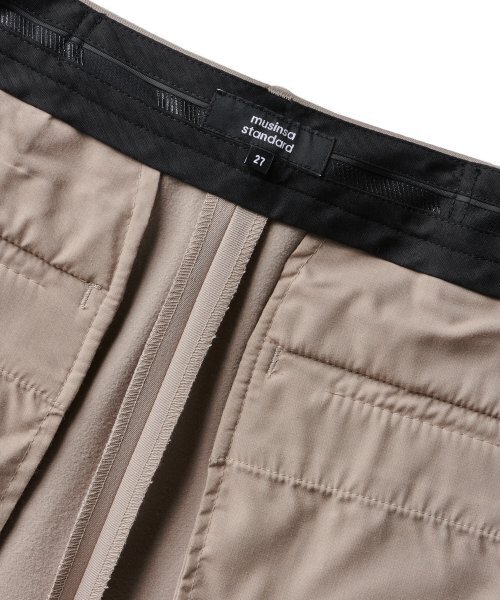 MUSINSA STANDARD WOMAN（ムシンサスタンダードウーマン）の「ウィメンズヘビーウェイト裏起毛ハイウエストワイドヒドゥンバンディングスラックス[ライトベージュ]（スラックス・レディース・その他・32/30/31/24/25/26/27/28/29）」の6枚目の写真