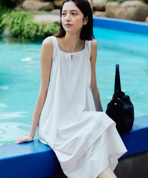 TTUDEMENT(トュードメント)の「SLEEVELESS LONG DRESS IVORY(ワンピース・レディース・その他・FREE)」の1枚目の写真