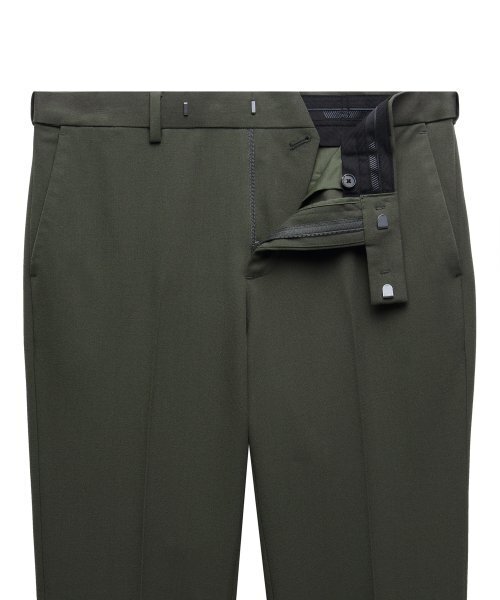 MUSINSA STANDARD（ムシンサスタンダード）の「セミワイドスリット隠しバンディングスラックス[ダスティカーキ]（スラックス・メンズ・その他・26/27/28/29/40/38/42/30/31）」の10枚目の写真
