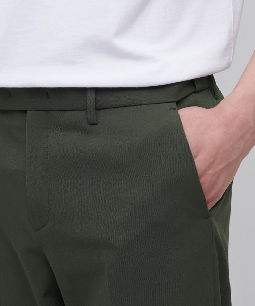 MUSINSA STANDARD（ムシンサスタンダード）の「セミワイドスリット隠しバンディングスラックス[ダスティカーキ]（スラックス・メンズ・その他・26/27/28/29/40/38/42/30/31）」の9枚目の写真