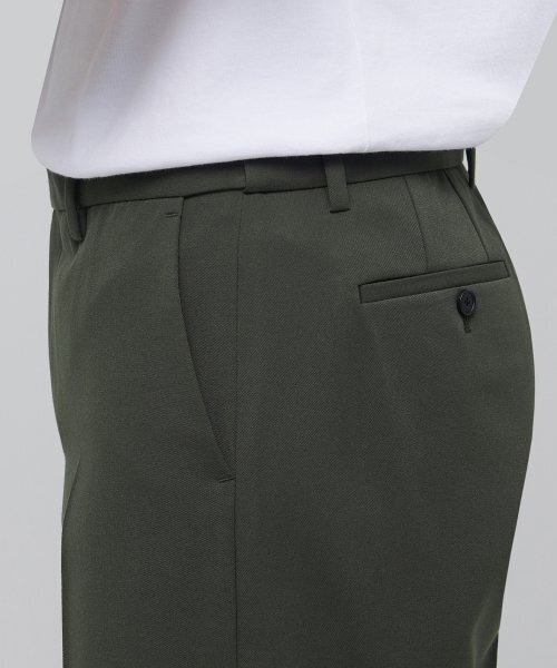 MUSINSA STANDARD（ムシンサスタンダード）の「セミワイドスリット隠しバンディングスラックス[ダスティカーキ]（スラックス・メンズ・その他・26/27/28/29/40/38/42/30/31）」の8枚目の写真
