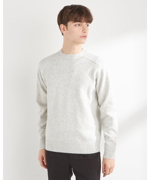 【RBC】【秋冬】天竺編みクルーネックニットセーター