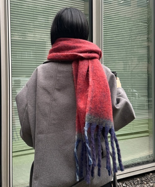 さんじゅうしDRIES VAN NOTEN ボリュームマフラー セール】バイカラーボリュームマフラー（マフラー）｜SEN TOKYO（セン