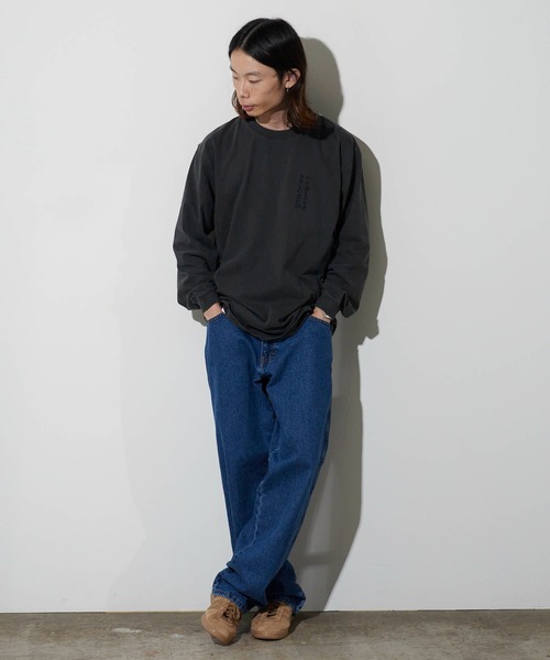 LONELY/論理（ロンリー）の「LONELY(論理)/ロンリー  "DEEP THROAT" HEAVY OZ LONG SLEEVE 浮世絵風デザイン クルーネックロンT（Tシャツ/カットソー・メンズ・ホワイト/ブラック・L/XL/XXL）」の18枚目の写真