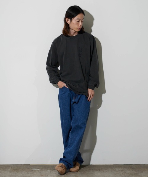 LONELY/論理（ロンリー）の「LONELY(論理)/ロンリー  "DEEP THROAT" HEAVY OZ LONG SLEEVE 浮世絵風デザイン クルーネックロンT（Tシャツ/カットソー・メンズ・ホワイト/ブラック・L/XL/XXL）」の17枚目の写真