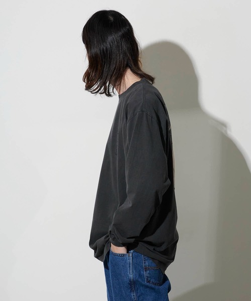 LONELY/論理（ロンリー）の「LONELY(論理)/ロンリー  "DEEP THROAT" HEAVY OZ LONG SLEEVE 浮世絵風デザイン クルーネックロンT（Tシャツ/カットソー・メンズ・ホワイト/ブラック・L/XL/XXL）」の12枚目の写真