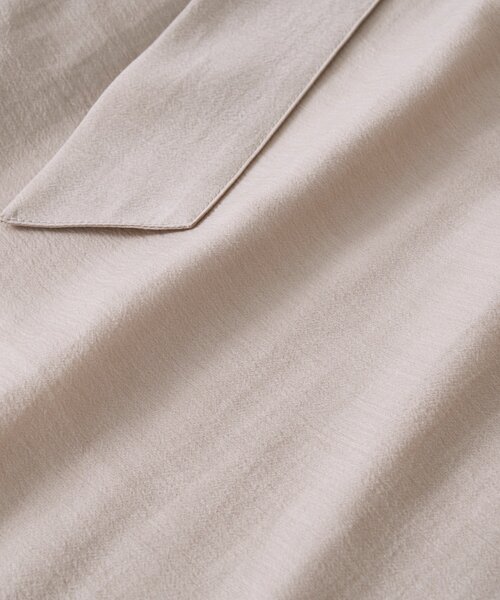 RIVE DROITE（リヴドロワ）の「予約【オンオフ使える】ナロータイブラウス（シャツ/ブラウス・レディース・ベージュ/オフホワイト/サックスブルー・FREE）」の17枚目の写真