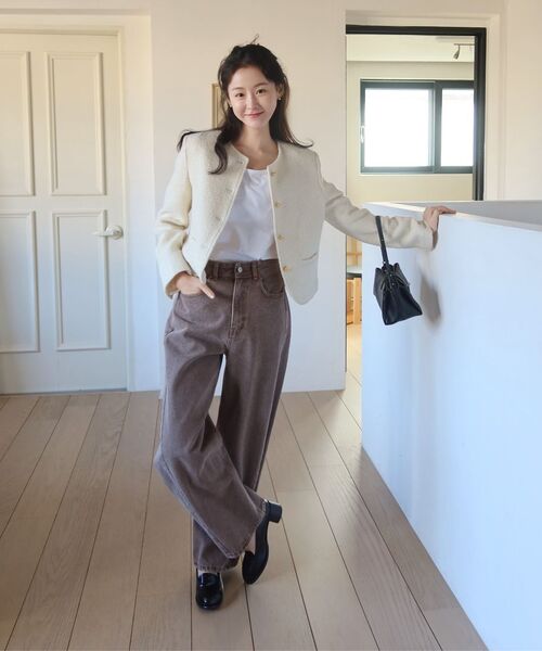SIYAZU（シヤジュ）の「SIJN6087 アルコカーブデニム_ブラック（デニムパンツ・レディース・ブラック・SMALL/MEDIUM/LARGE）」の3枚目の写真