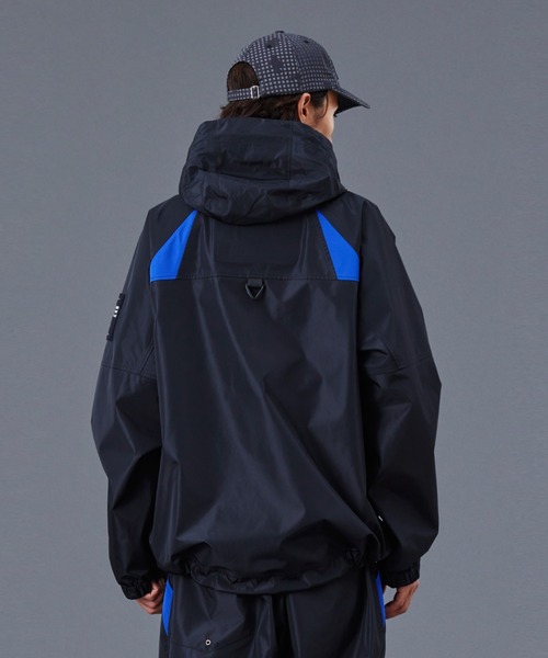 Liberaiders（リベレイダース）の「Liberaiders ALL CONDITIONS 3LAYER JACKET III（リベレイダース オールコンディションズ 3レイヤー ジャケット III）（ナイロンジャケット・メンズ・ブラック/カモフラージュ・X-LARGE/LARGE/MEDIUM/SMALL）」の17枚目の写真